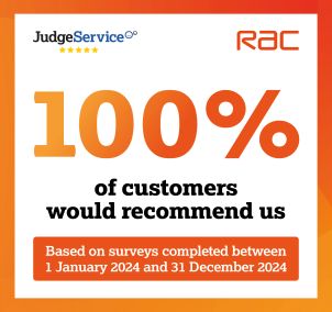 RAC 100% satisfaction certificate