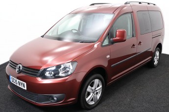 Wheelchair Accessible Vehicle Volkswagen Caddy SC15NYN Red 2