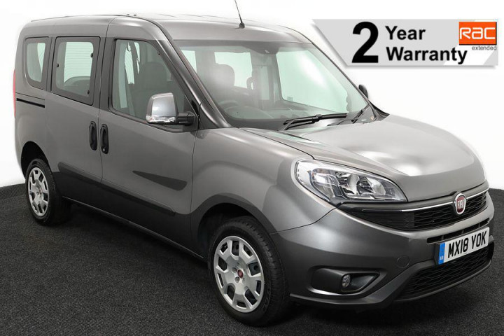 Wheelchair Accessible Vehicle FIAT DOBLO GREY MX18YOK 1RAC.Bjpg