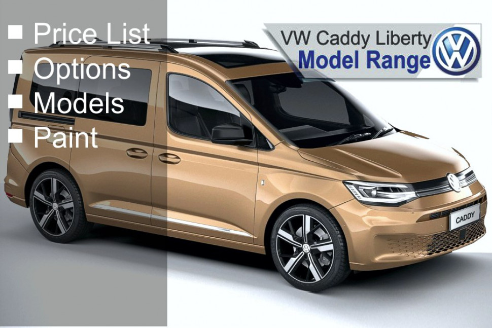 NEW 2024 JUBILEE VW CADDY T5 MAXI LIFE LIBERTY RANGE