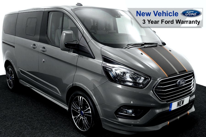 Wheelchair accessible vehicles for sale Ford Tourneo Custom Sport Grey Stripes FW