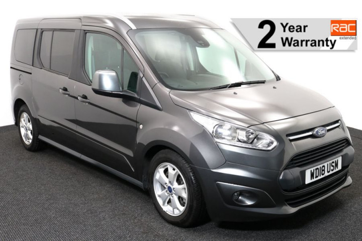 Wheelchair accessible wav Ford Tourneo Connect grey wd18usm 1 rac
