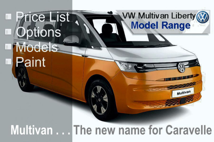VW NEW MULTIVAN T7 LIBERTY RANGE
