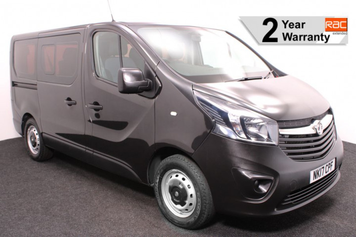 Wheelchair access vehicle Vauxhall vivaro Black NK17CPF 1