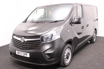 Wheelchair access vehicle Vauxhall vivaro Black NK17CPF 2