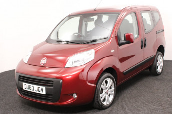 Wheelchair accessible red fiat qubo DU63JGV 2
