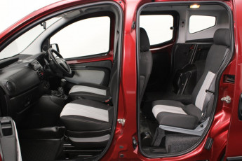 Wheelchair accessible red fiat qubo DU63JGV 3