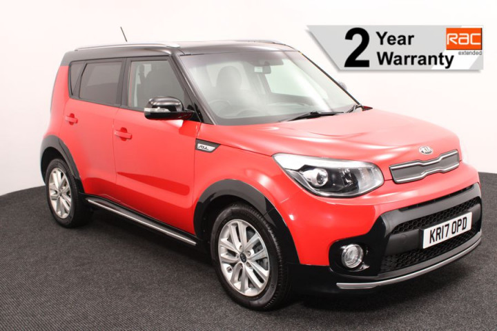 Wheelchair accessible vehicle Kia Soul red KR17OPD 1
