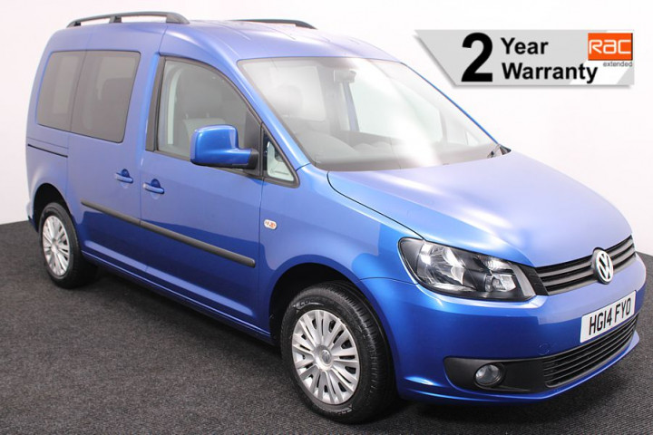 Used WAV for sale VW Caddy Blue HG14FYO 1