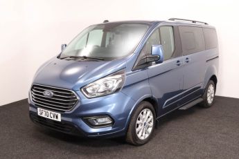 wheelchair accessible van ford custom blue SF70CVW 2