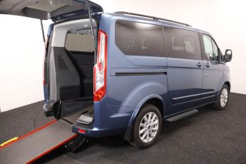 wheelchair accessible van ford custom blue SF70CVW 3