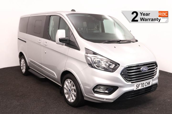 USED WHEELCHAIR ACCESSIBLE VEHICLE FOR SALE FORD CUSTOM SILVER SF70CHK 1