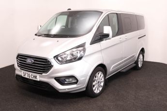USED WHEELCHAIR ACCESSIBLE VEHICLE FOR SALE FORD CUSTOM SILVER SF70CHK 2