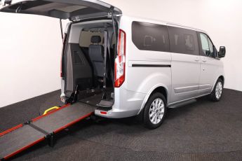 USED WHEELCHAIR ACCESSIBLE VEHICLE FOR SALE FORD CUSTOM SILVER SF70CHK 3