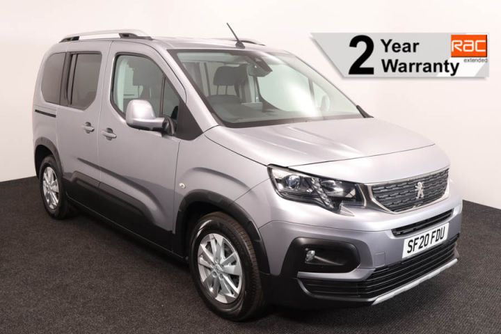 used wheelchair accessible vehicle for sale Peugeot Rifter Grey SF20FDU 1