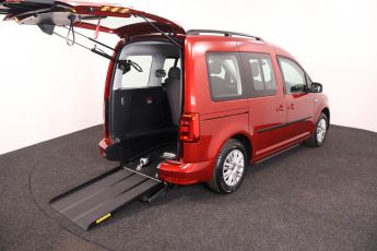 used wav for sale vw caddy upfront red 3