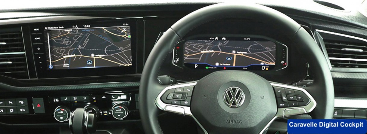 VW Caravelle T6.1 Digital Cockpit 3