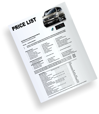 Price list Caravelle PNG