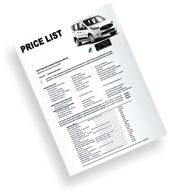 Price list Connect PNG
